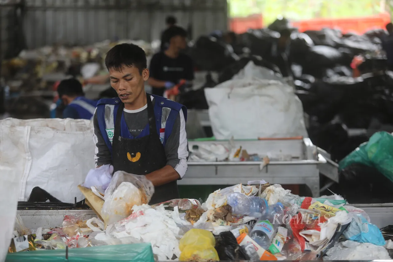 Gambar pemilahan sampah 